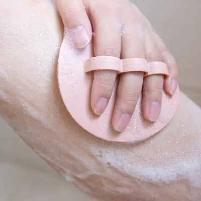 Winning Product 2026 Bath Brush Body Scrub Brush Body Cleaning Pad Mat Foot Cleaner Scrubber Silicon Shower Sponge