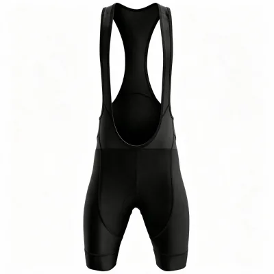 All-black Double-arrow Cushion Cycling Wear bicycle Bib Shorts Quick-dry Breathable logo Customizable Plus Size
