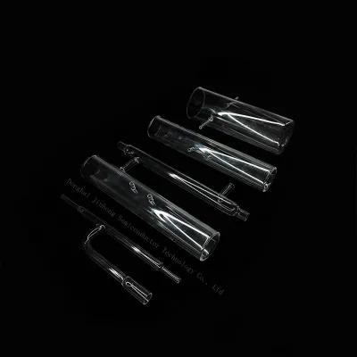 Customized Quartz Special-shaped Tube Processing Quartz Glass Instrument Side-arm Test Tube