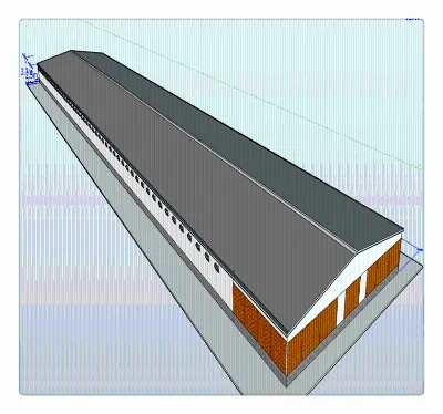 Commercial Fabrication Chicken House Design Poultry Farm Shed for Sale