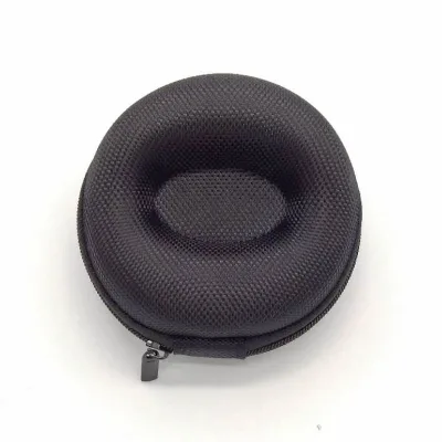 Luxury Nylon Watch Cases with Zipper Closure Lightweight Watch & Jewelry Storage Organizer (Black)