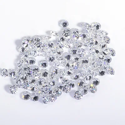 India Price Bulk Stock Lab Grown Diamond Melee Sizes for Carat Gold Jewelry Necklace
