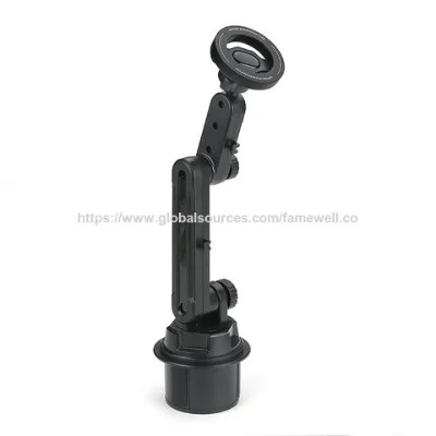 Hot sell Phone Cup Holder for Car Mount Compatible with MagSafe, Quick Extension Long Arm and 360 Rotation - Stable & Secure