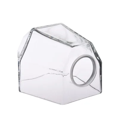 Clear Streamline Art Decorative Glass Wall Light Sconce Shade