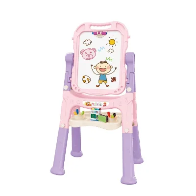 88 CM Height Deluxe Standing Art Easel Magnetic Drawing Board Girl Toy