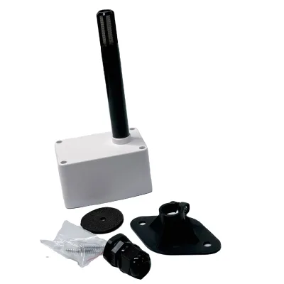 The new air temperature and humidity sensor is a modbus transmission