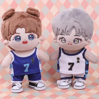 20CM Mini Doll N B a Jersey Official Style Basketball Uniform for Sports Dolls