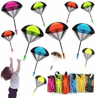 Parachute Toy Hand Throw Flying Toys Parachute Figures Hand Throw Soldiers Outdoor Flying Toys