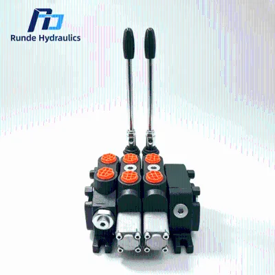 Runde 60L High-Pressure Hydraulic Solenoid Multi-Way Directional Control Valve Distributor 350 Bar 60 L/min