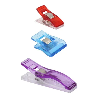 Colorful Multipurpose Plastic Craft Clips for Sewing Crocheting Knitting Safety Clothing Binding & Paperwork for Needlework