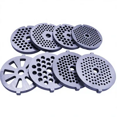 Factory Guangming GM-W004 5#8#10# Stainless Steel Powder Metallurgy Meat Grinder Outer Card Cutter Plate