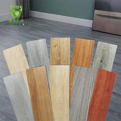 Luxury 5.0mm SPC Rigid Core Flooring Waterproof Anti-Scratch Burn Resistant PVC Floor Tiles for Interior Decor