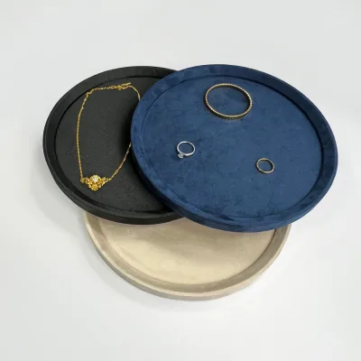 Jewelry Display Tray, Viewing Tray, Tray, Ultra-fine Velvet Necklace, Ring Bracelet Selection Tray, Jewelry Storage Tray