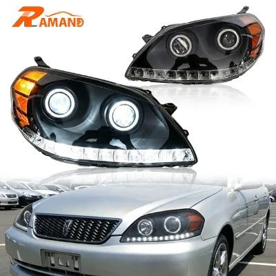 Modified LED Headlights Assembly for Mark 100, Plug and Play Direct Fit Left & Right Pair Car Front Lamp Upgrade Parts