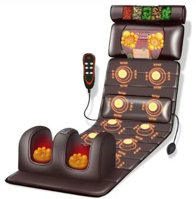 Electric Back and Neck Shiatsu Air Pressure Massager Cushion Butt Spine Kneading Body Car Seat Portable Massage Chair