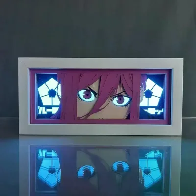 Anime Paper Cut LED Light Box Handmade Manga Shadow Lamp Carving Night Light Table Lamp for Room Decor