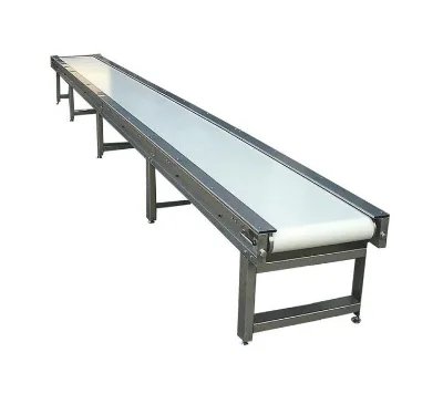 China Direct Sale Corrosion-Proof Steel Frame PVC POM Belt Conveyor with Customer for Multiple Industry