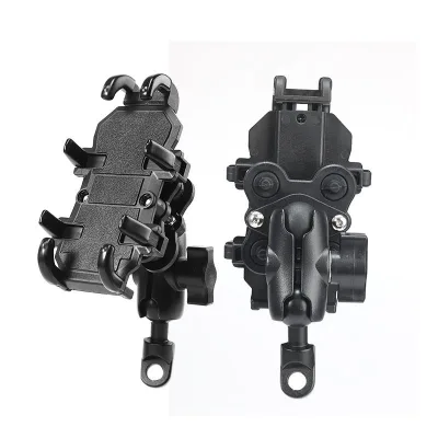 Custom Aluminum Alloy Bicycle Cell Phone Stand Dampener Motorbike Motorcycle Phone Holder for Riding