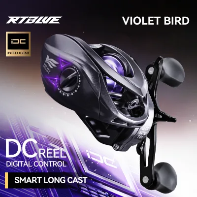 BEARKING new RTBLUE VB-DC IDC Intelligent Braking System 165g Colorful lighting design 7.0:1 speed ratioStainless steel bearing