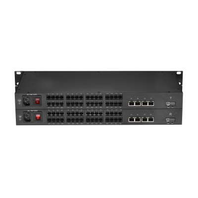 32 CH Telephone + 4 RJ45 Ethernet Simplex/Duplex Converter FXS/FXO Fiber Optic Used Simplex/Duplex Fiber Optic Transceivers