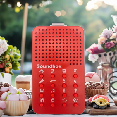 Custom Design Portable Electronic Noise Maker Music Box Funny Talking Sound Machine with Sound Effects for Speakers