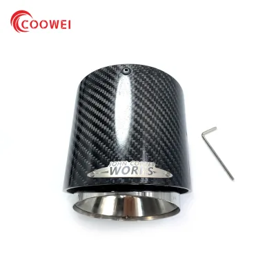 Top Quality for Mini Cooper F54 F55 F56 F57 R60 R61 F60 R55 R56 R57 R58 R59 S JCW Carbon Fiber Exhaust Tip Pipe Car Accessories