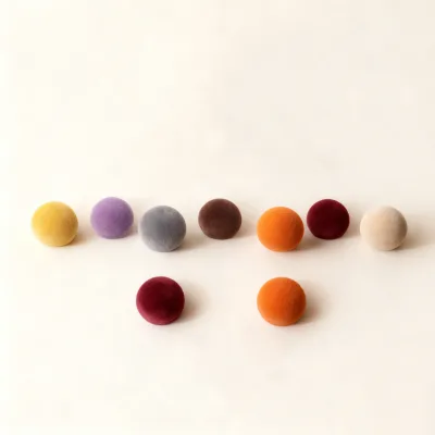 Wholesale ABS Plastic Portable Velvet 15mm Perfume Cap for Flocking Fancy Lid for Bottles