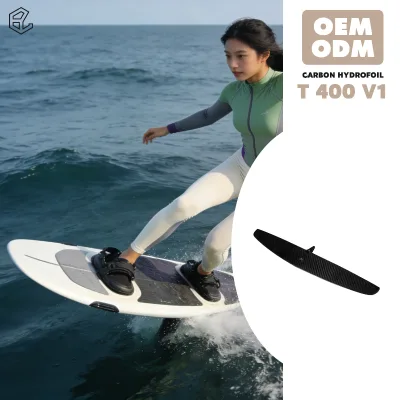 Flat Speed Hydrofoil Carbon Rear Wing 400/60 High Aspect Stabilizer Low Drag Fast Glide Wing Foil Performance Setup