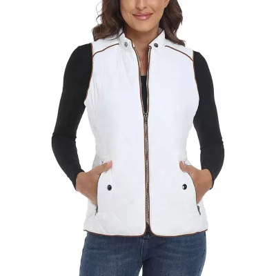 Bsci Factory Sportswear Women Equestrian Horse Riding Quilted Gilet Stylish ODM Service Most Popular Fashionable Sleeveless