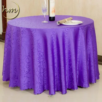 Popular Recycled Wedding Party Round Tablecloth