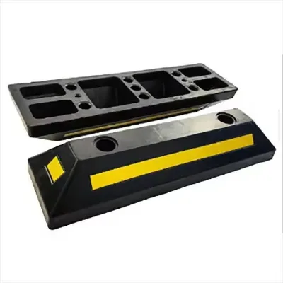 Wheel Block Garage Vehicle Parking Car Tire Block Rubber Plastic Single Side Wheel Block