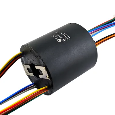 18-channel 20A Conductive slip Ring with 25.4mm Through-hole for Metal Processing and Cutting Equipment