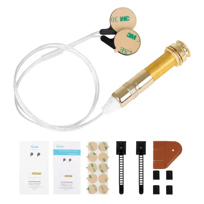 Acoustic Guitar Pickup Piezo Contact Microphone Adhesive Musical Instrument Pickup for Classic Acoustic Guitar Ukulele Violin