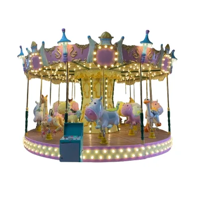 Hot Selling Fashion Design Outdoor Antique Amusement Park Carousel Rides for Sale