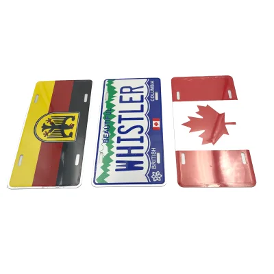 New style nice design reflective American size license plate