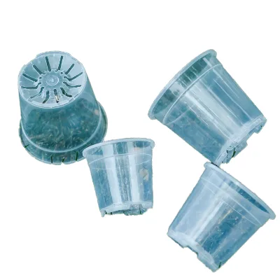 Transparent Plastic Orchid Pot Drainage Holes Breathable Root Control Design Thickened PP Resin butterfly Orchid Succulent Plant