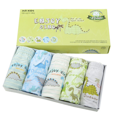 New Design Cartoon Print Cotton Kids Underwear Briefs for Boy Stock Lot
