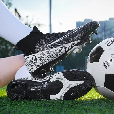 Professional Competition Soccer Shoes for Boys Girls Winter Training Spike Shoes Anti-Slip for Cross-Border Training for Amazon