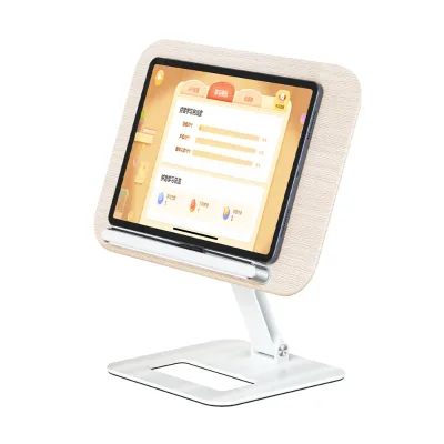 YD-16L Book Stand Height Adjustable Metal Reading Book Holder Cookbook Holder Portable Sturdy Book Stands with Page Clips