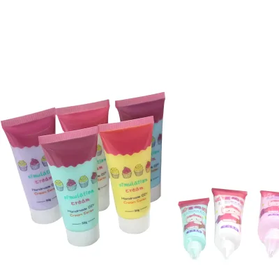 Factory Price Non-Toxic 50ml DIY Phone Case Kit Cream Glue Simulation Whipped Cream Glue PVC Material EN-71 Certified EABOR