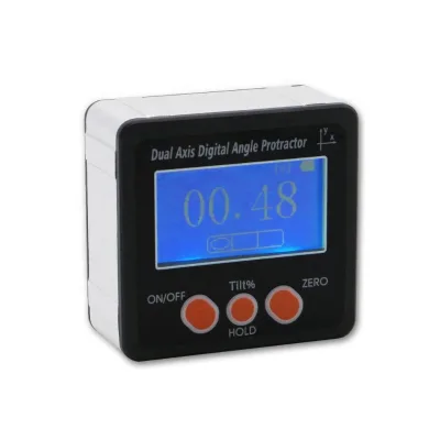 Industrial Dual Axis Digital Inclinometer with Magnet Aluminum Alloy Frame Angle Level Box Protractor Product Category Levels