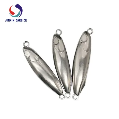 JINXIN Factory Wholesale Unpainted Tungsten Fishing Jig Weight 10g-300g OEM Metal Jig Lure for Saltwater Freshwater Boat Fishing
