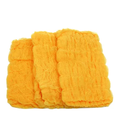 Dust-free Silicone-free Blemish-free Yellow 80cmX90cm Wave Tack Cloth Cotton Gauze Super China Car Cleaning Cloth