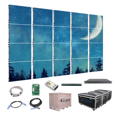 New Factory 500x500mm indoor outdoor giant stage background seat bagpack meshindoor digital 4k led display screen