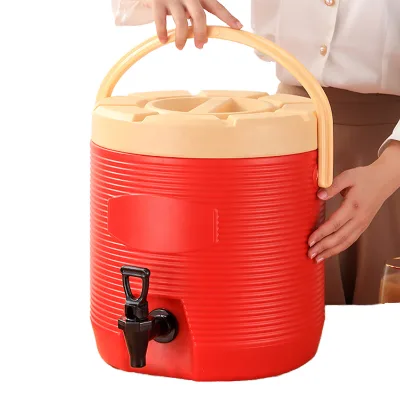 New Large Capacity Restaurant Stainless Steel Keep Warm Tea Milk Drink Beverage Juice Dispenser With Tap