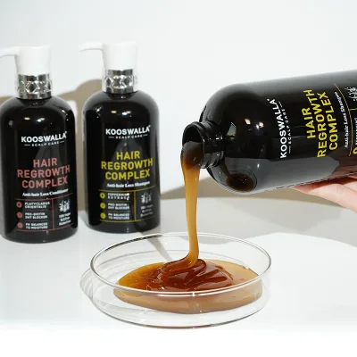 OEM/ODM Natural Organic Hair Growth Cream Care Set Anti-Hair Loss Shampoo and Conditioner Silicone-Free Sulfate-Free