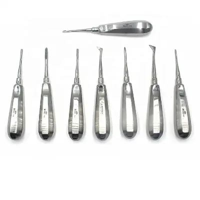 8pcs Luxating Dental Root Elevators Instruments