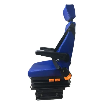 Luxury Leather Cloth Truck Driver Seat Pneumatic Suspension Function Air Suspension Base Scania Trucks Duty Truck Driver Seat