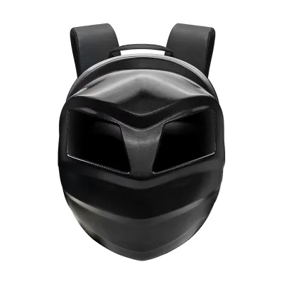 Now Black Knight LED Iron Man Biker Backpack Luminous LED Waterproof Motorcycle Riding Helmet Bag Backpack