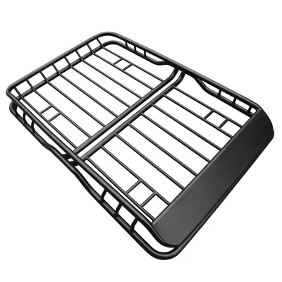 Universal Iron Roof Rack Basket Roof Luggage Carrier for Cargo for Outdoor Adventures